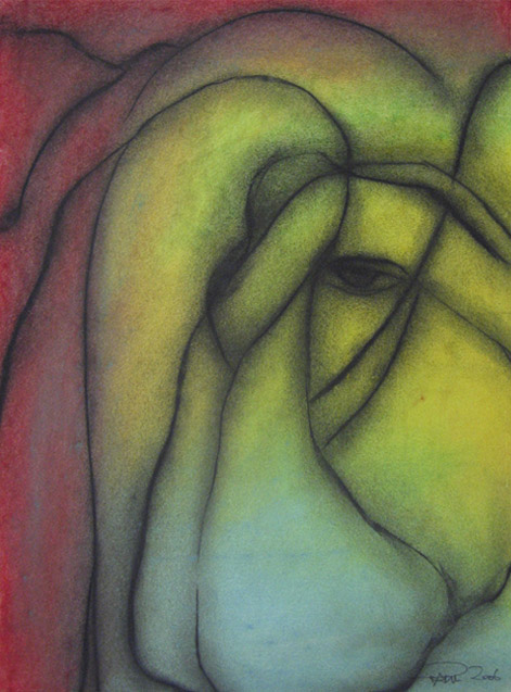 Figure in bed